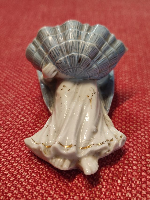 Acquasantiera epoca porcellana bisquit Acquasanti