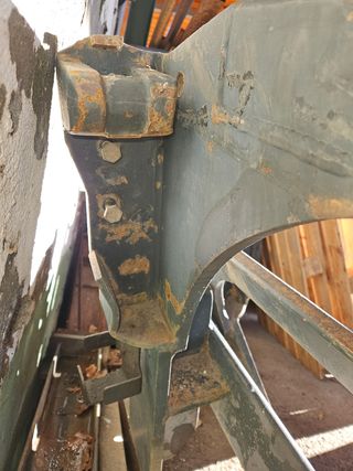 Soportes pala tractor