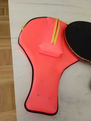 Fundas palas ping pong, pala y 2 pelotas