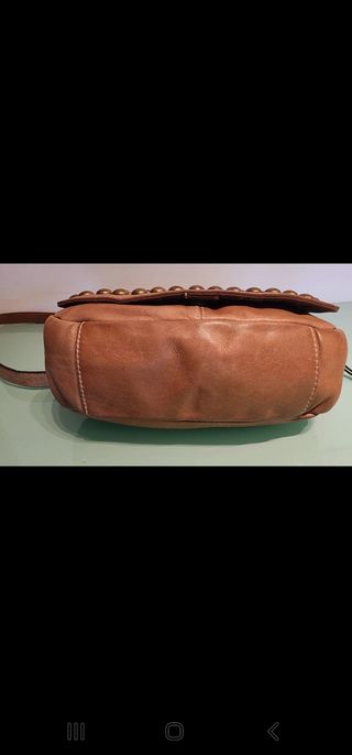 Massimo Dutti Bolso de auténtica piel Nu