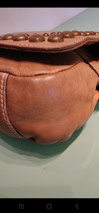 Massimo Dutti Bolso de auténtica piel Nu