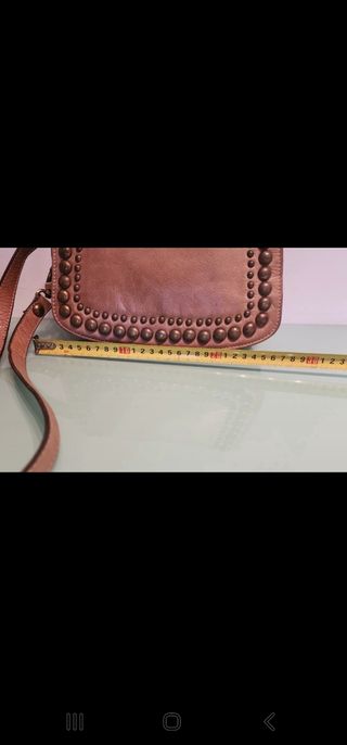 Massimo Dutti Bolso de auténtica piel Nu