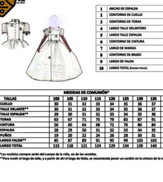 Vestido de comunión