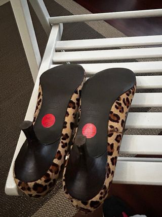 Zapatos Zara animal print 37