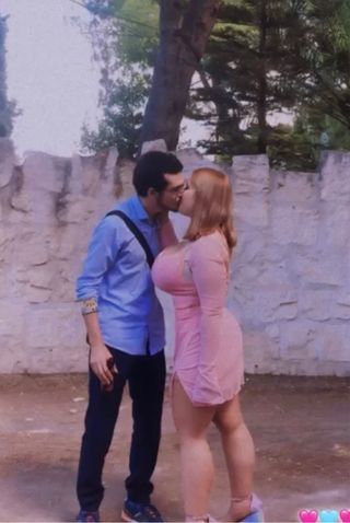 Vestido de boda rosa