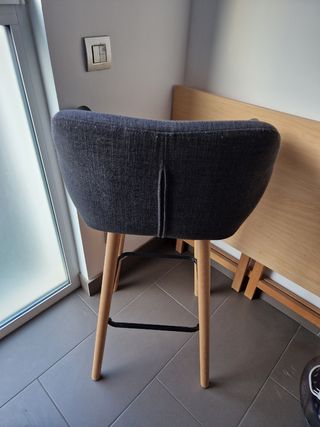 Silla alta de bar taburete high chair vintage