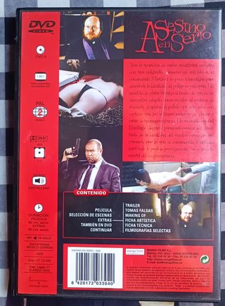 Película asesino en serio DVD