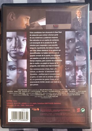 Película Exam DVD