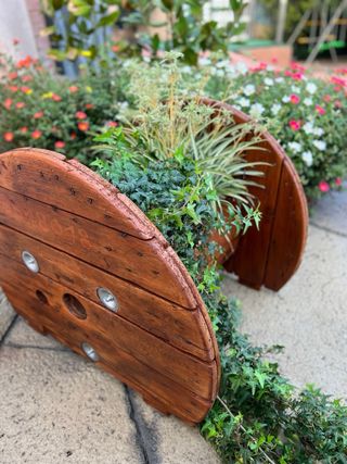 MESAS BOBINAS CARRETE MADERA CABLE CHILLPALET