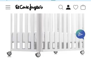 Mini cuna colecho 50x90 cm blanca