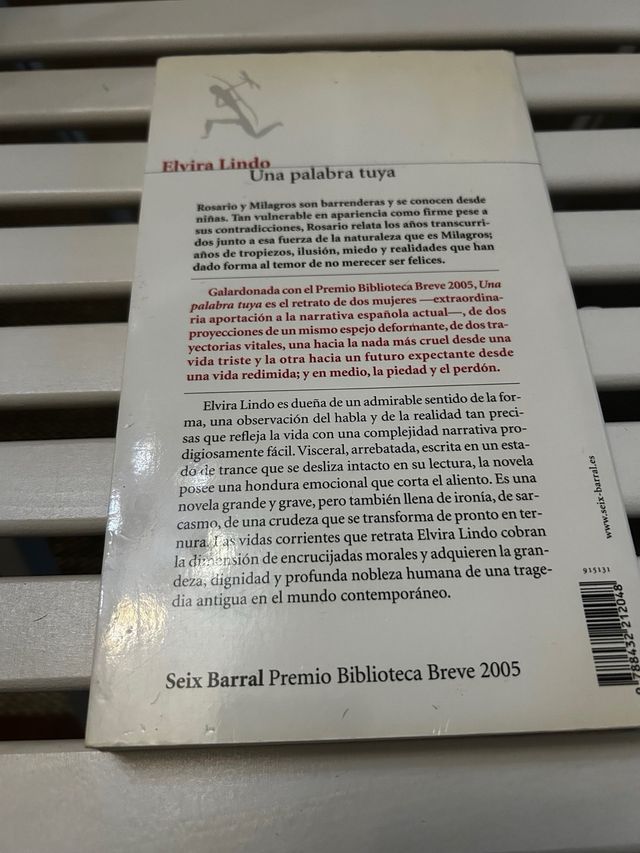 Una palabra tuya Elvira Lindo