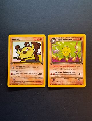 Card Mankey-Dark Primeape 1ed