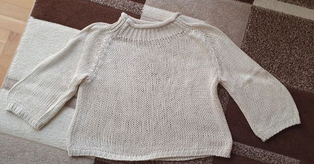 Maglione color beige corda tg unica