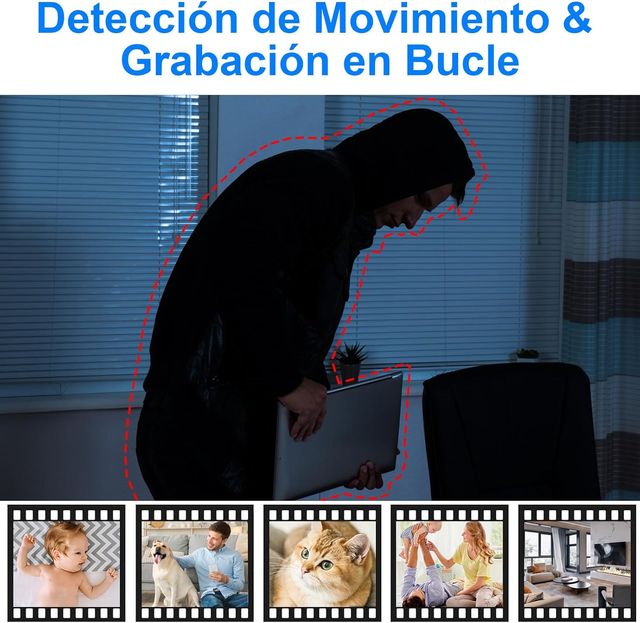 Telecamera spia nascosta in un rilevatore di fumo HD 1080P