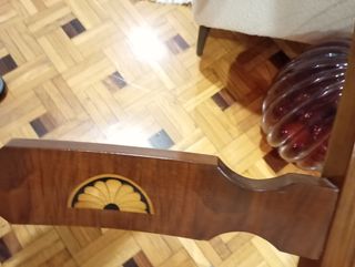 2 Sillas antiguas madera caoba silla inglesas