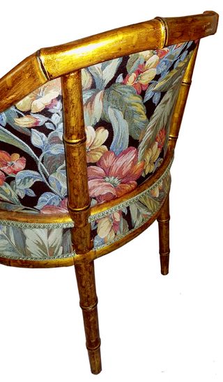 BUTACA DE BAMBÚ DE FINALES DEL XIX.