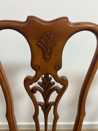 Mesa 10 sillas  2 sillones comedor vintage