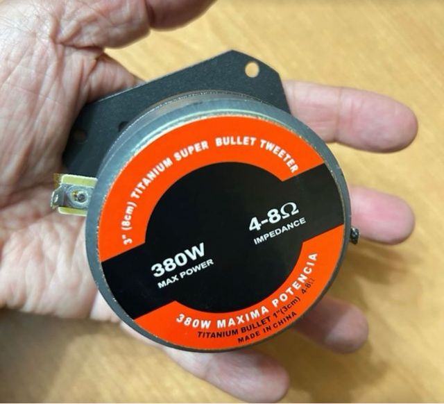4 Super tweeters bala de titanio 3