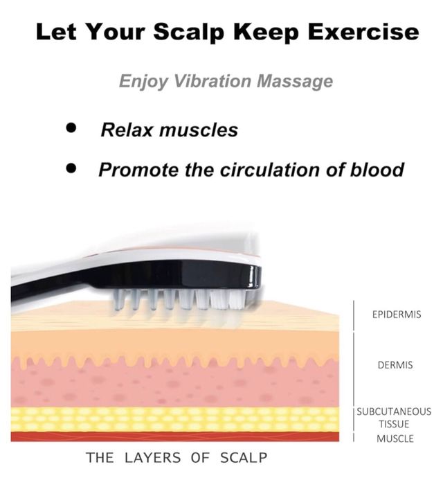 CEPILLO PEINE MASAJEADOR CUERO CABELLUDO