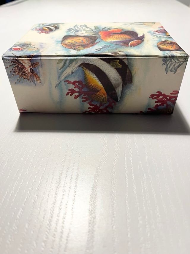Portagioie motivo pesci Box with fish