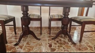 Mesa de comedor y 6 sillas