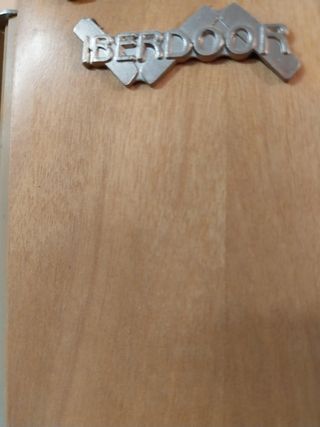 Puerta plegable roble