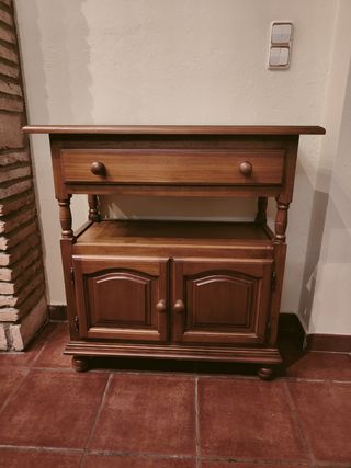 Juego de muebles rusticos de madera de pino salon