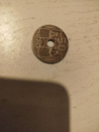 Monedas de 50 céntimos de pesetas de 1949