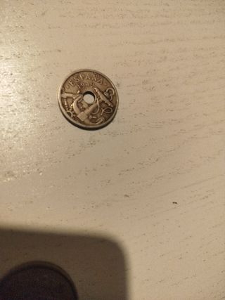 Monedas de 50 céntimos de pesetas de 1949