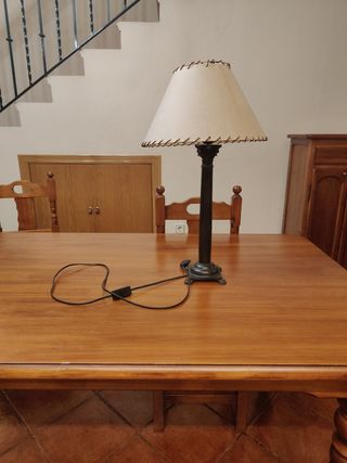 Juego de lamparas y apliques de forja