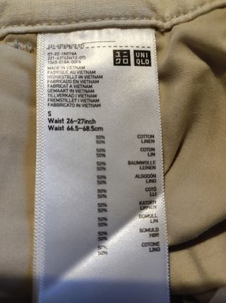 Uniqlo pantaloni estivi