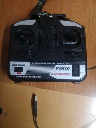 Mando emisora simulador para PC