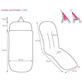 Saco de entretiempo para silla de paseo