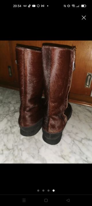 Botas piel - pelo APRESQUI- nieve
