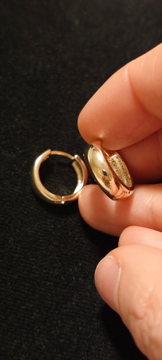 Pendientes aro dorados