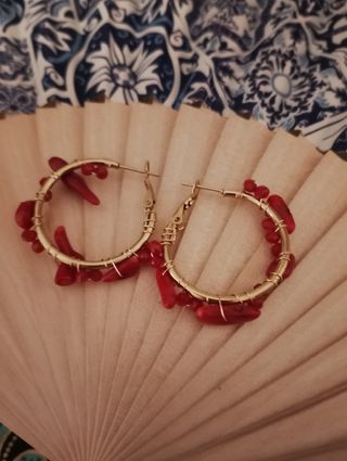 Pendientes de coral