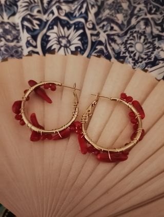 Pendientes de coral