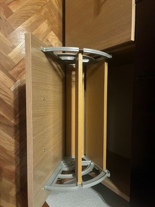 Recibidor zapatero en color madera y wengue