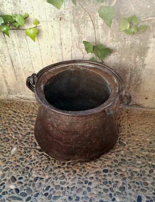 CALDERO ANTIGUO COBRE