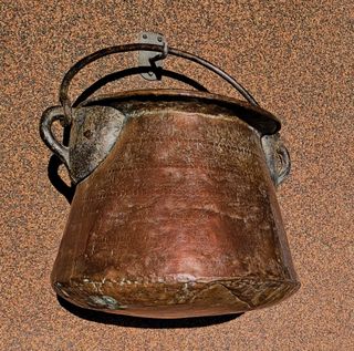 CALDERO ANTIGUO COBRE