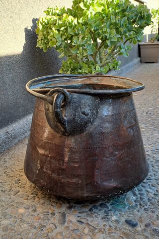 CALDERO ANTIGUO COBRE