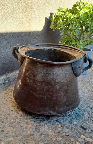 CALDERO ANTIGUO COBRE