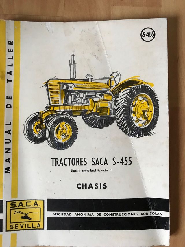 Manuales tractor SACA Sevilla