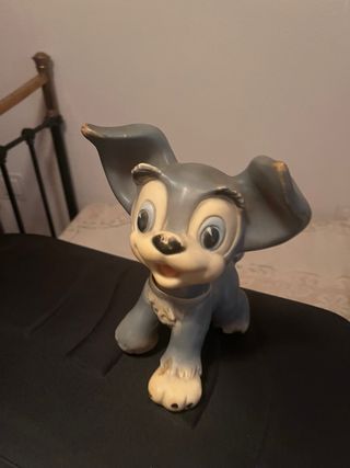 Juguete goma scamp años 60