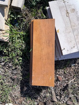 Azulejo efecto madera marron