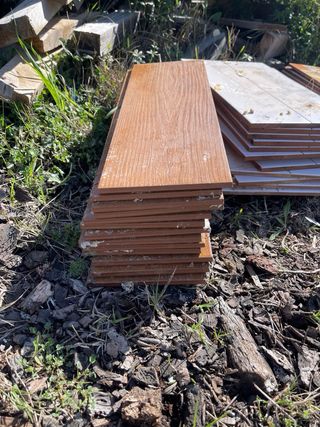 Azulejo efecto madera marron