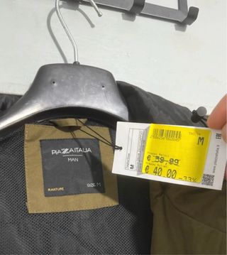Parka verde Piazza Italia