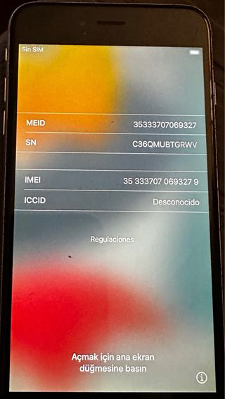 iPhone 6 S max 64GB NEGRO