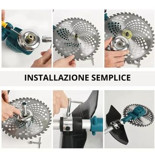 DECESPUGLIATORE DOPPIA BATTERIA 72V UNIVERSALE