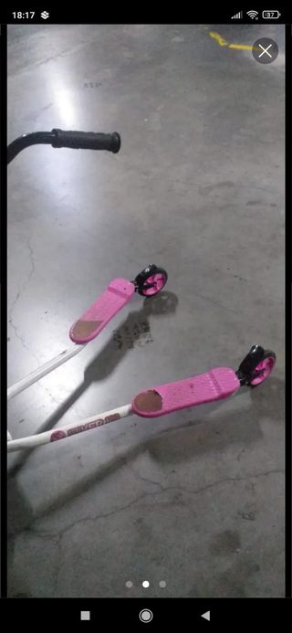 Patinete de tres ruedas